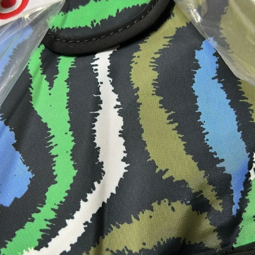 DVFDisco Zebra 🦓 Green Jungle Stripes tote and shoulder bagGetAWAY🏃‍♀️ in St…